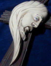 CRUCIFIJO CRUZ CON BUSTO JESUCRISTO (2)